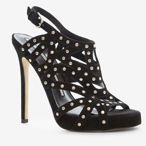 Camilla Skovgaard Studded Caged Suede Stiletto- Size 36.5